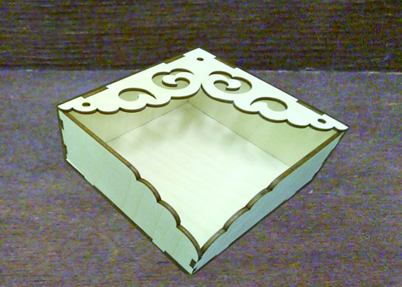 Laser Cut Wooden Tissue Paper Napkin Holder Free Vector