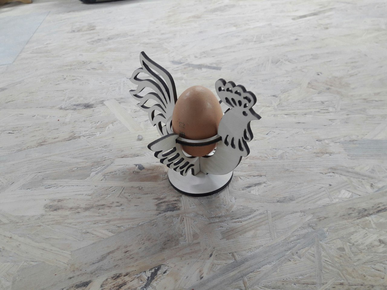 Laser Cut Easter Egg Holder Stand Free Vector