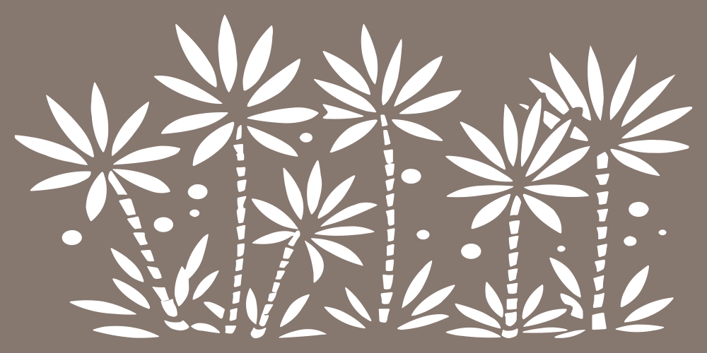 Tree Floral Pattern Vector Free Vector
