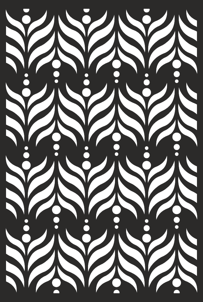 Decorative Screen Grille Panel Pattern Free Vector
