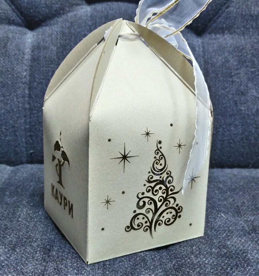 Laser Cut Favor Box For Weddings & Party Gifts Free Vector