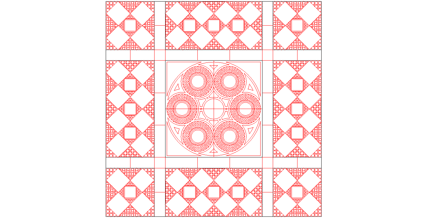 Geometrical Pattern DWG File