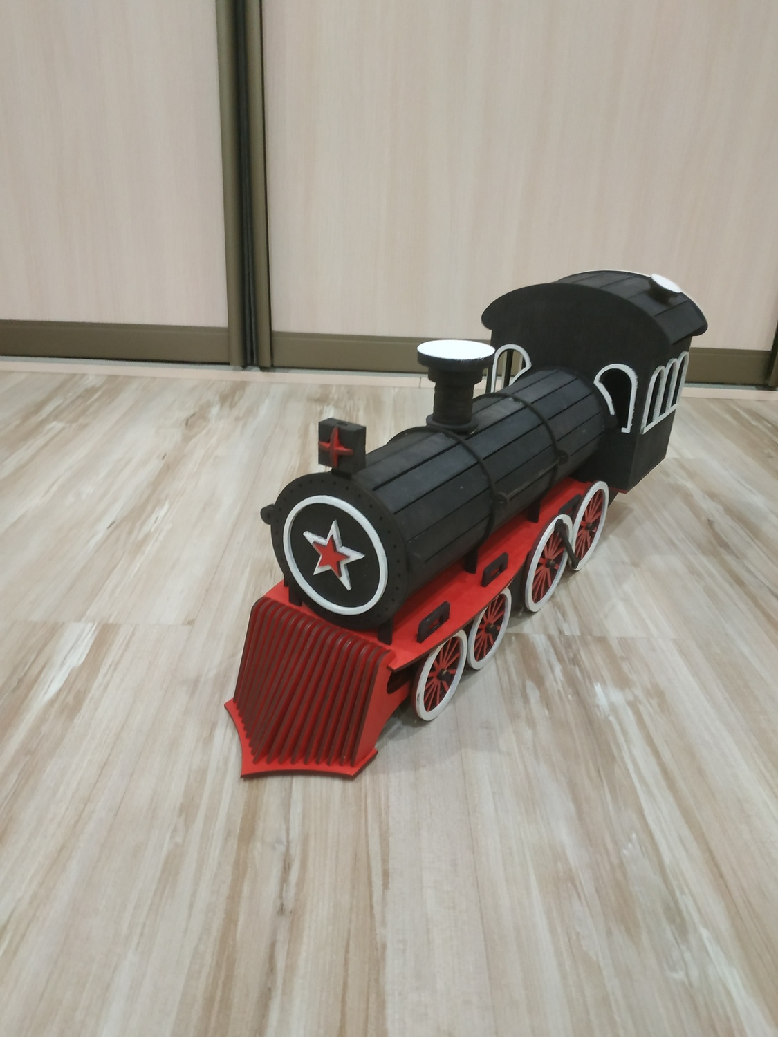 Laser Cut Wooden Train Locomotive Steam Engine 3mm SVG File