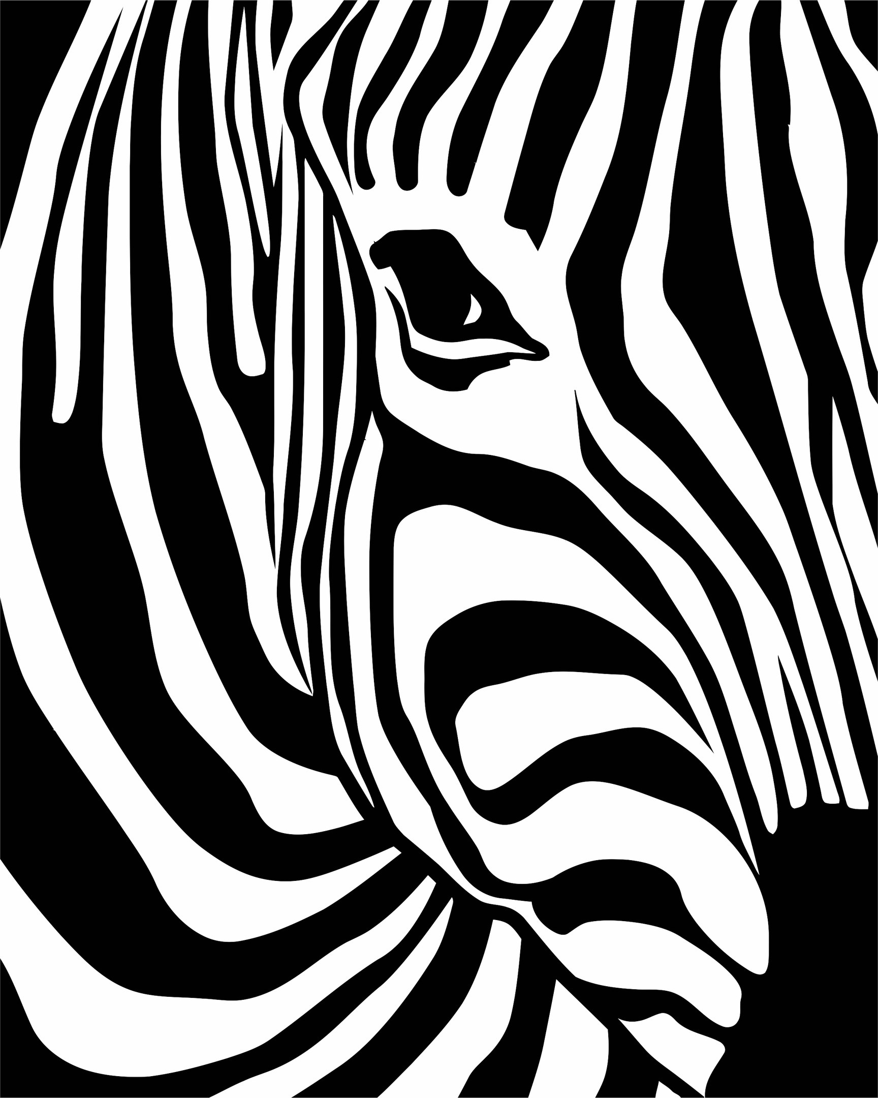 Zebra Print Free Vector