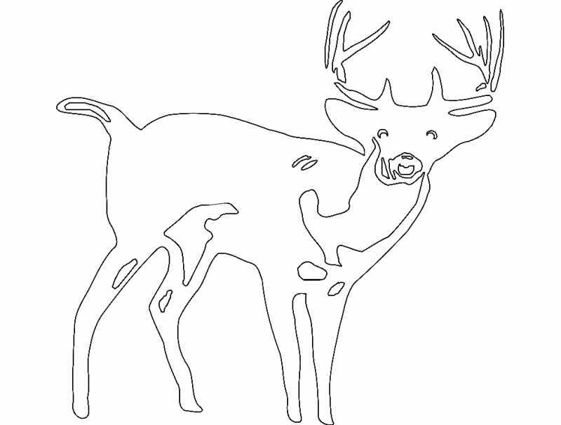 Deer 7 dxf File