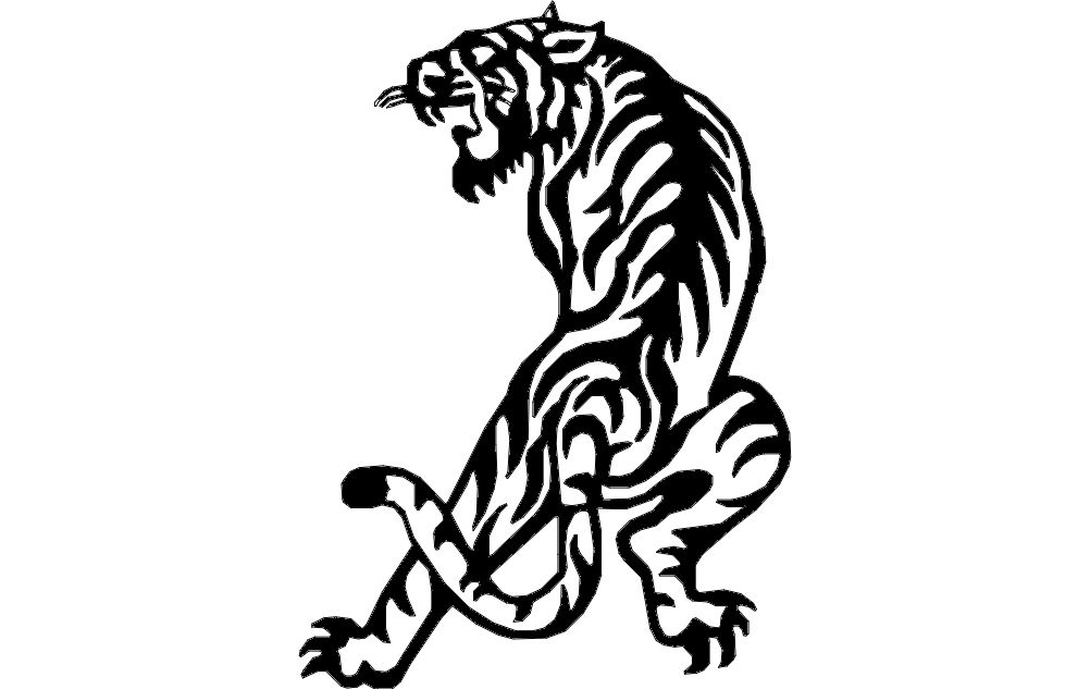 Tiger dxf File