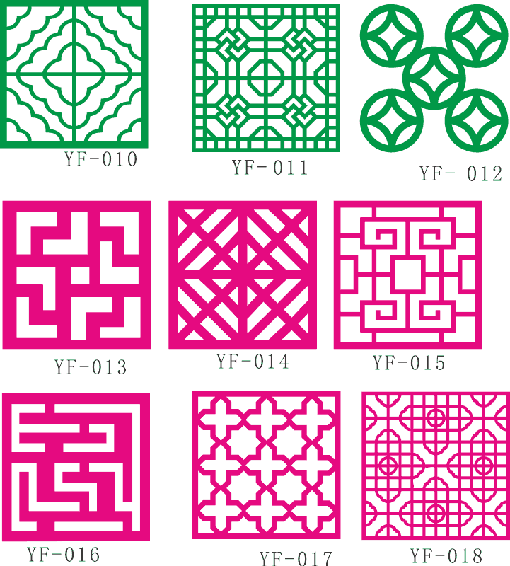 Fence Collection Patterns Free Vector